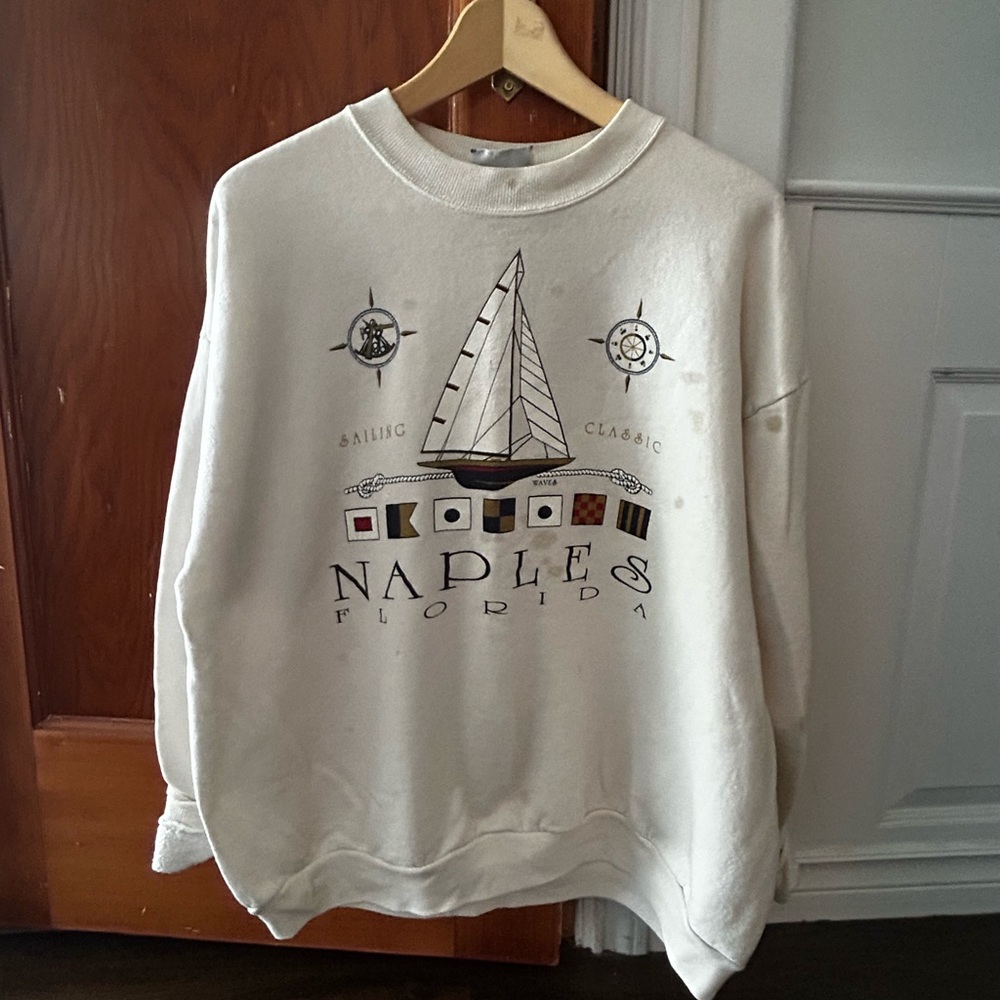 Lee Cream Sailing Graphic Crewneck Sweater